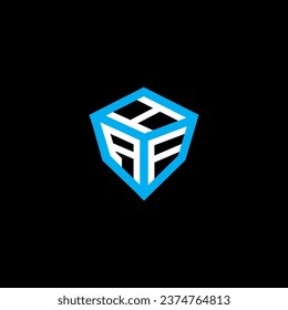 HAF letter logo vector design, HAF simple and modern logo. HAF luxurious alphabet design  