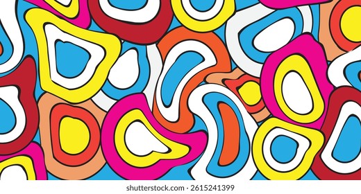 Hafttone pattern with geometric elements in multicolored tones. vector abstract gradient background 