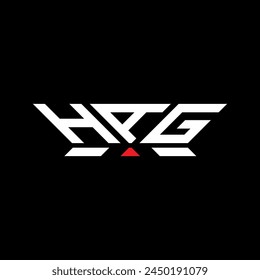 HAG letter logo vector design, HAG simple and modern logo. HAG luxurious alphabet design  