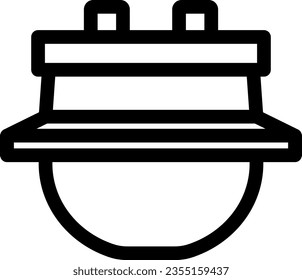 Un icono del vector aislado de Hagama