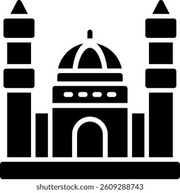 Hagia Sophia Glyph Icon Vector Design