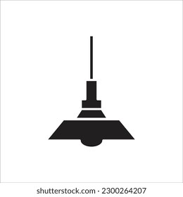 haging lamp line new vector icon