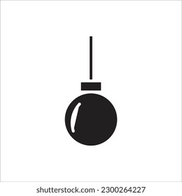 haging lamp line new vector icon