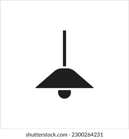 haging lamp line new vector icon