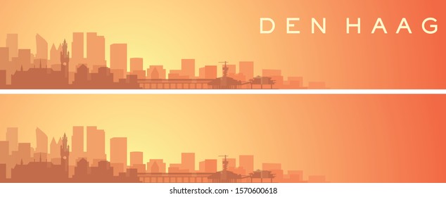 The Hague Beautiful Skyline Scenery Banner