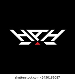 Diseño de Vector de logotipo de letra HAH, logotipo simple y moderno HAH. Diseño lujoso del alfabeto HAH  