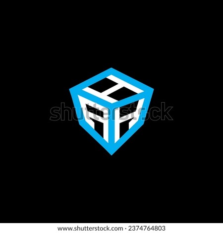 HAH letter logo vector design, HAH simple and modern logo. HAH luxurious alphabet design  