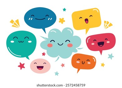 Haha Laughing Speech Bubble Sound Effect - Different Expressions