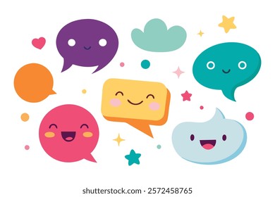 Haha Laughing Speech Bubble Sound Effect - Different Expressions