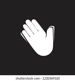 hai hand symbol vector