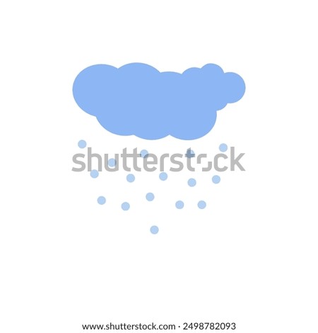 Hail cute hand drawn doodle minimalist vector illustration, simple symbol to describe weather, environment, climate cartoon object, weather forecast image