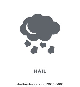 Hail icon. Hail design concept from  collection. Simple element vector illustration on white background.