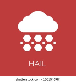  Hail icon. Editable  Hail icon for web or mobile.