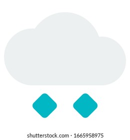 hail icon with flat style. Suitable for website design, logo, app and ui.