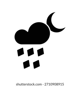 Icono de granizo ilustración Vector diseño Plantilla