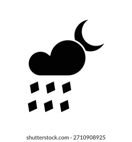 Hail icon illustration vector design template
