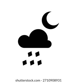 Icono de granizo ilustración Vector diseño Plantilla