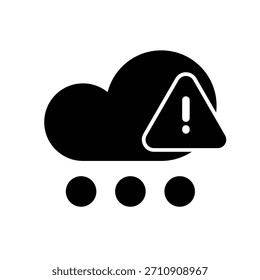 Hail icon illustration vector design template