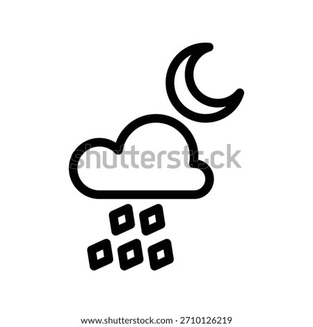 Hail icon illustration vector design template