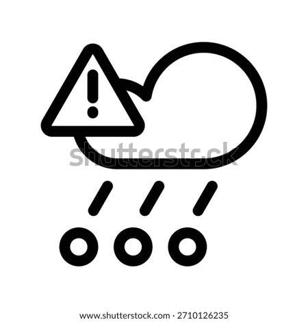 Hail icon illustration vector design template