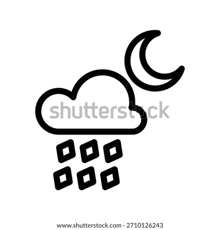 Hail icon illustration vector design template