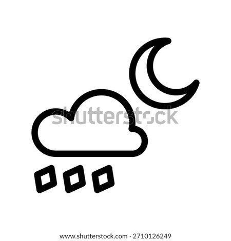 Hail icon illustration vector design template