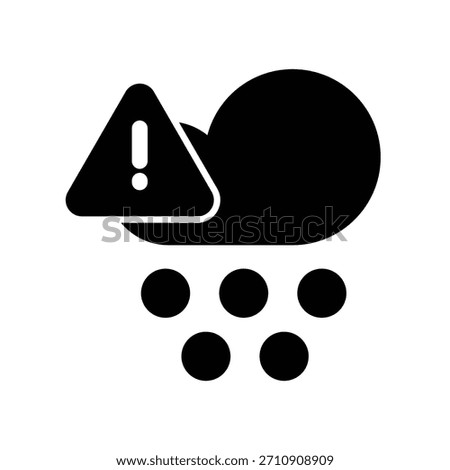 Hail icon illustration vector design template