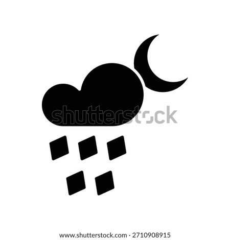 Hail icon illustration vector design template