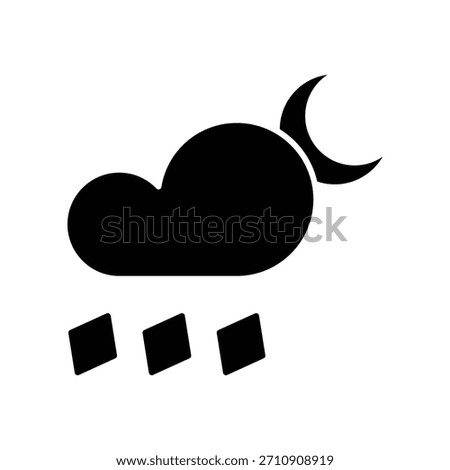 Hail icon illustration vector design template