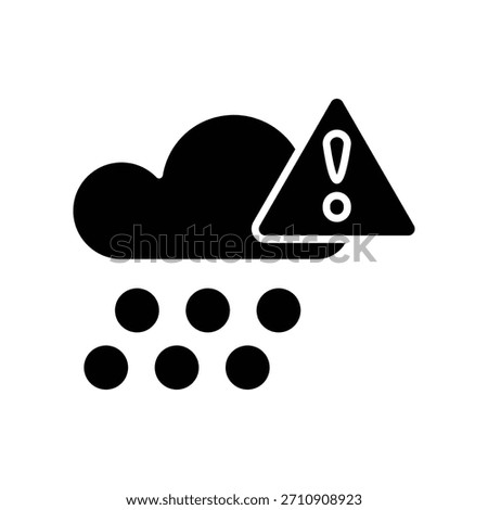 Hail icon illustration vector design template