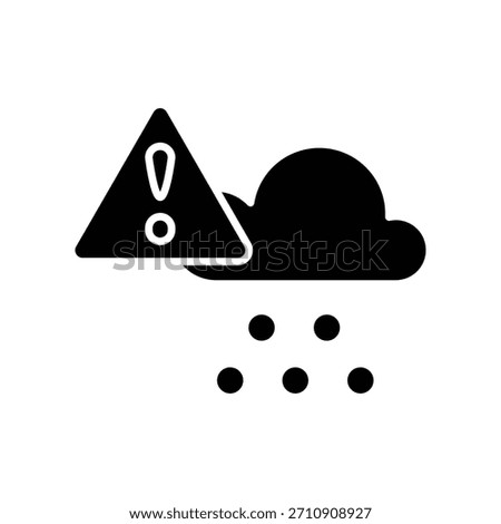 Hail icon illustration vector design template