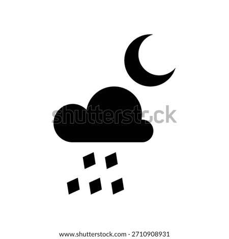 Hail icon illustration vector design template
