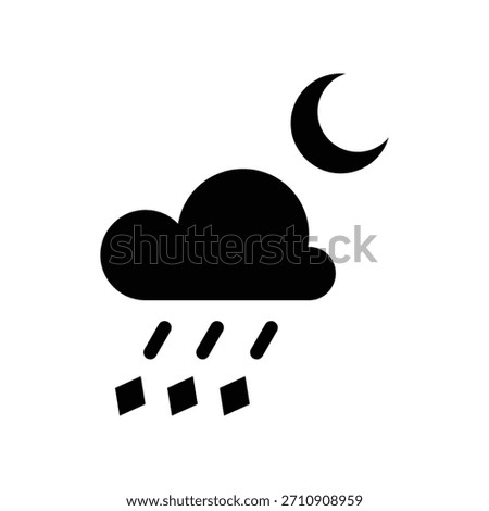 Hail icon illustration vector design template