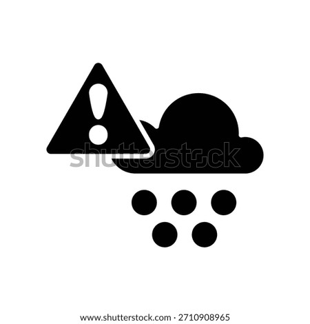 Hail icon illustration vector design template