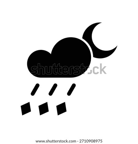 Hail icon illustration vector design template