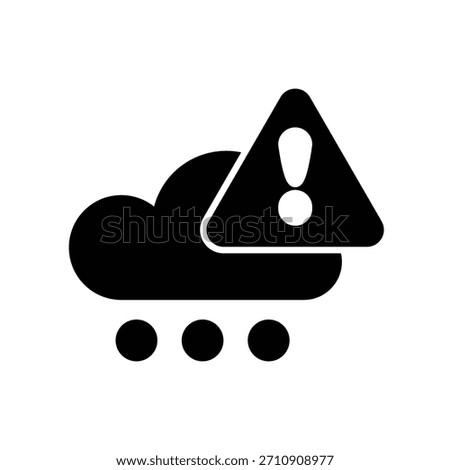 Hail icon illustration vector design template