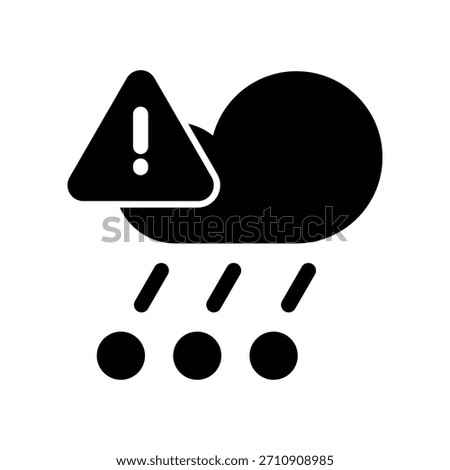 Hail icon illustration vector design template