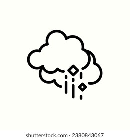 hail icon, isolated icon in light background, perfect for website, blog, logo, graphic design, social media, UI, mobile app