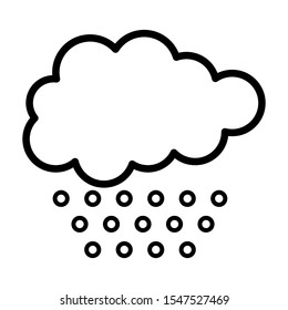 Hail icon vector design template