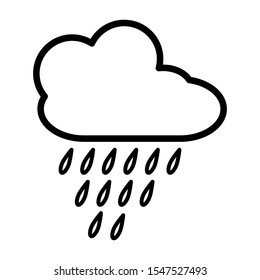 Hail icon vector design template