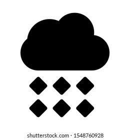 Hail icon vector design  template