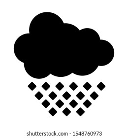 Hail icon vector design  template