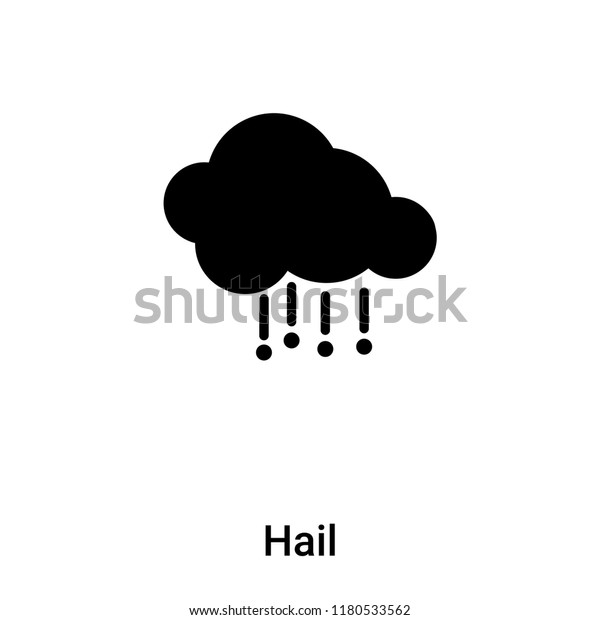 Hail icon\
vector isolated on white background, logo concept of Hail sign on\
transparent background, filled black\
symbol
