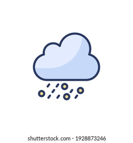 Hail icon in vector. Logotype