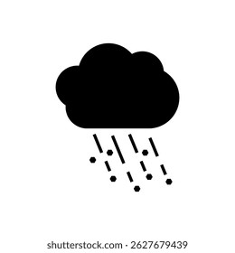 hail icon vector on white background