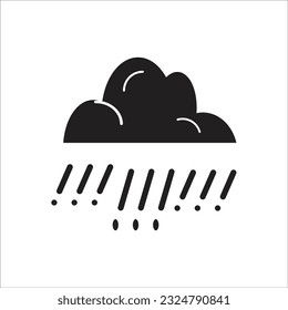 hail vector icon line new
