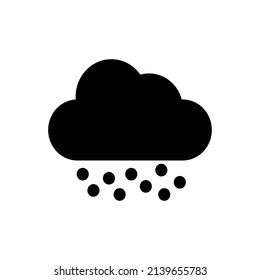 Hail Weather Icon, Weather Icon Vector Illustration.