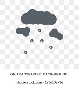 Hailstorm icon. Hailstorm design concept from  collection. Simple element vector illustration on transparent background.