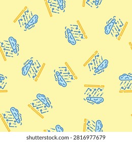 hailstorm natural phenomena vector seamless pattern hailstorm natural phenomena sign illustration