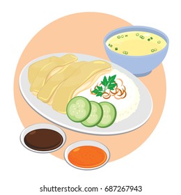 Hainanese Chicken Rice